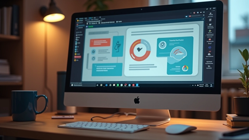 Écran d'ordinateur affichant une plateforme de cours en ligne avec interface utilisateur